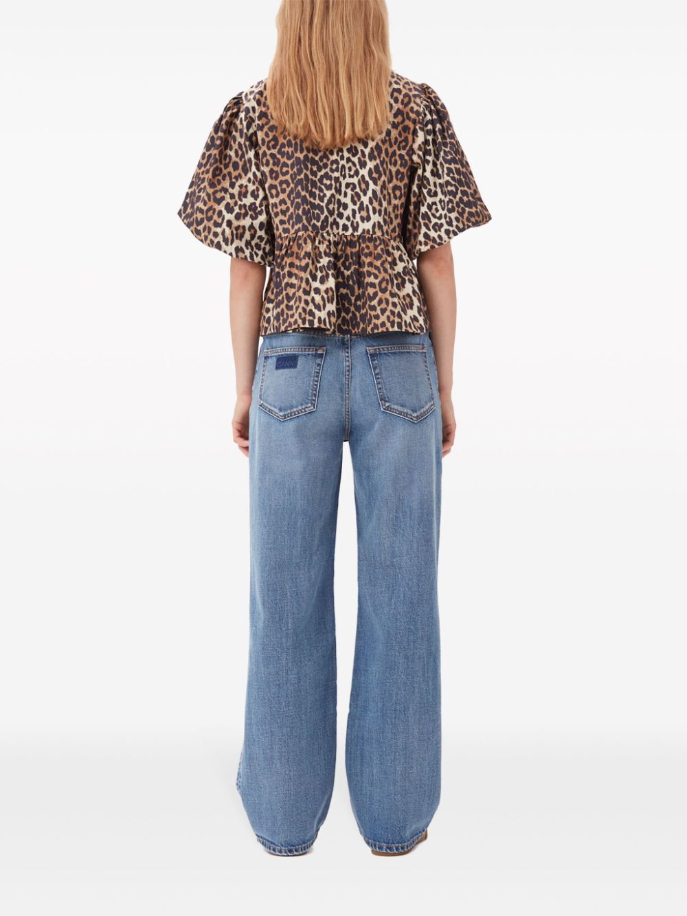 Ganni Top - Brown | f15574d69e0c9c56dbbca9a8cabac824b824cd99