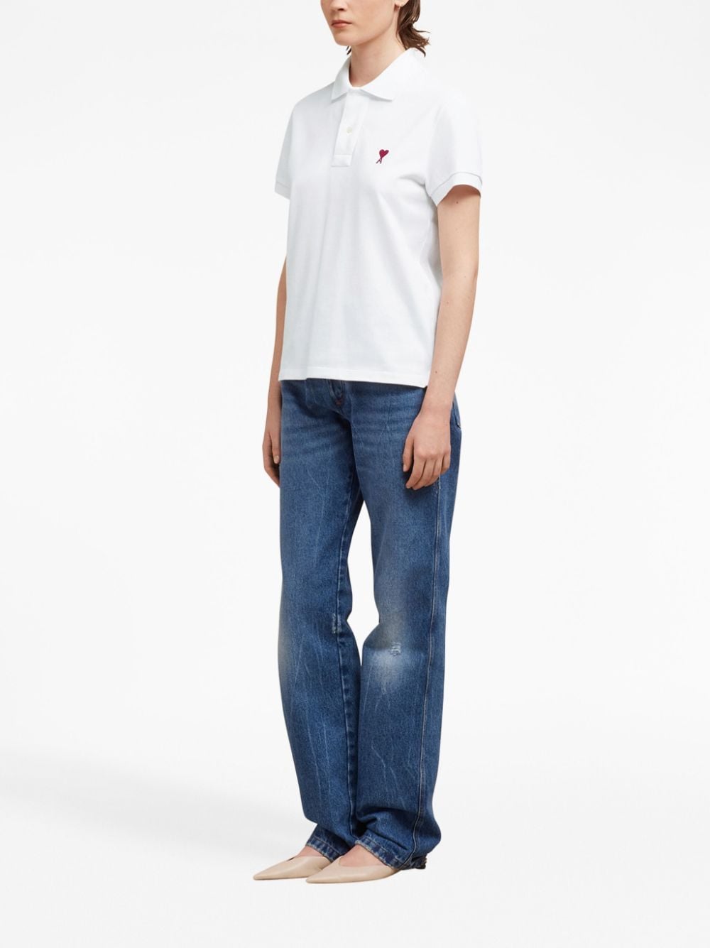 Ami Paris T-shirts and Polos - Light and natural | 3515122078fa8f1686caeb4e2a2136fbaec57971