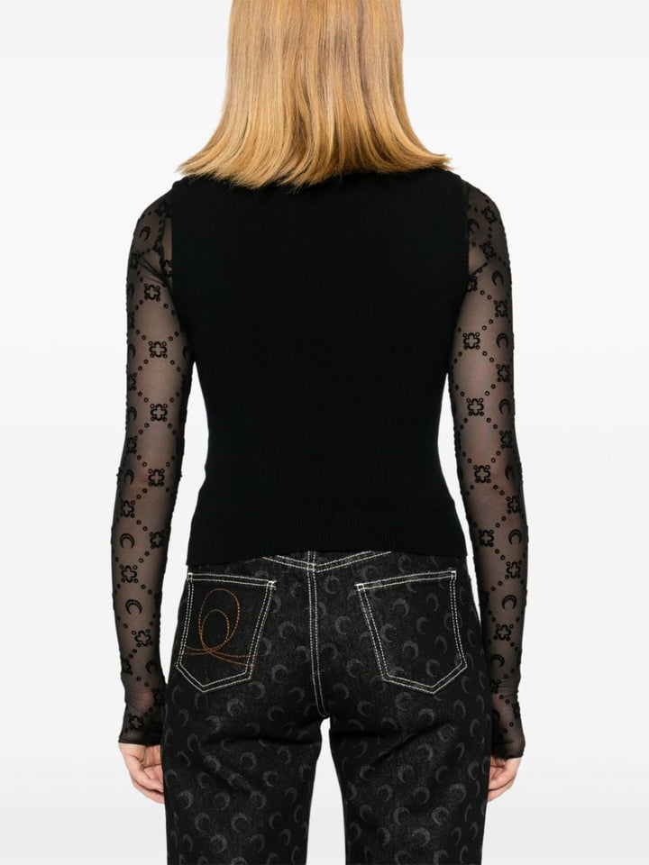 Marine Serre Sweaters - Blacks and greys | 9f1ea0d67851de898ae7234b016241e6b598dfac