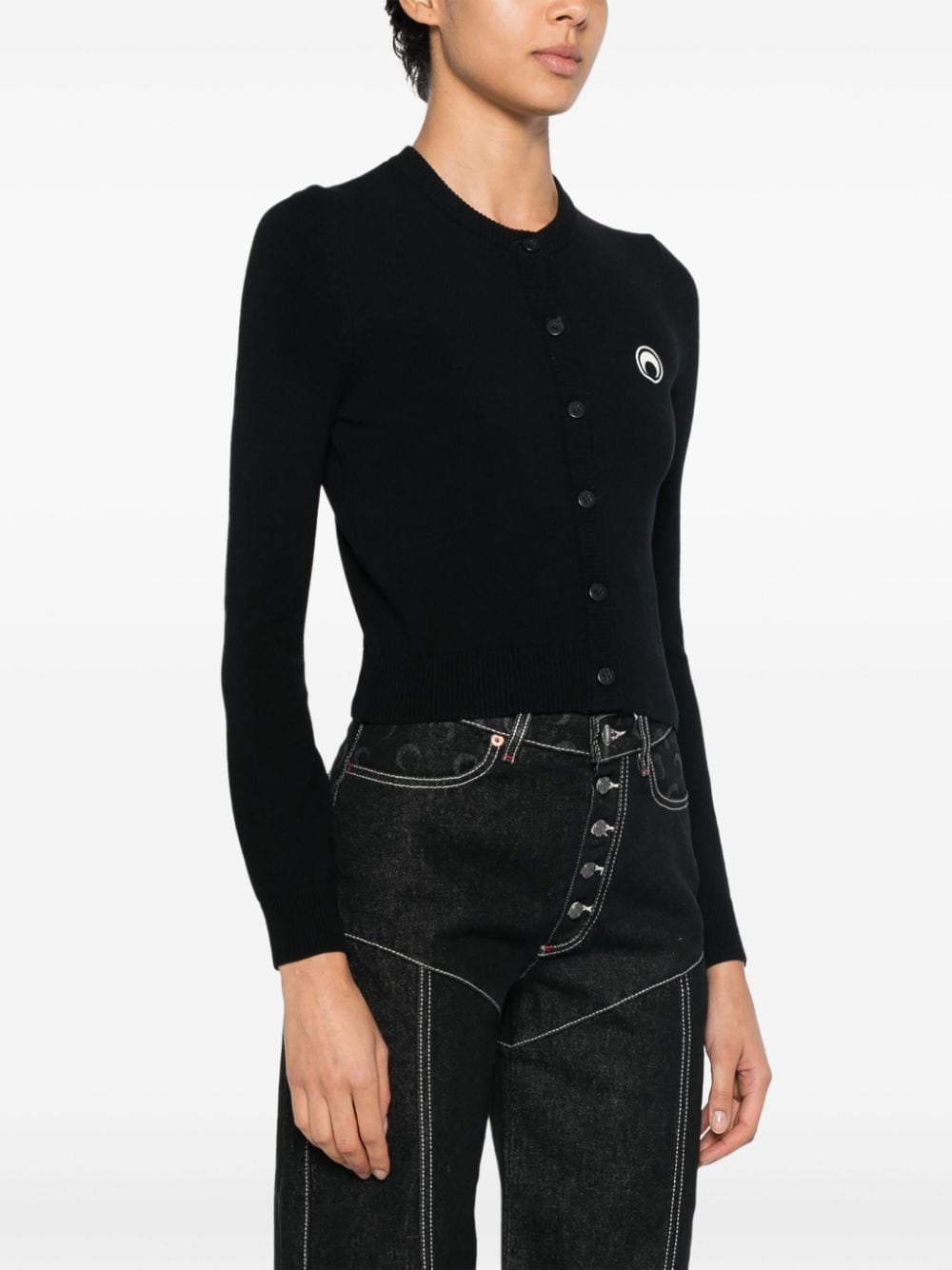 Marine Serre Sweaters - Blacks and greys | c00dd8ad7e2a5007104312e50c63cd28100fbe92