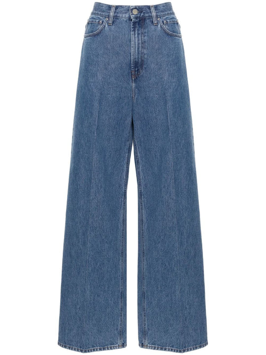Wide-Leg Dennim Jeans