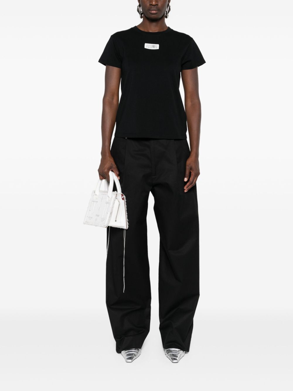 Mm6 Maison Margiela T-shirts and Polos - Blacks and greys | ca64de93a10e59aad61332ffd538dcaaae9f3445
