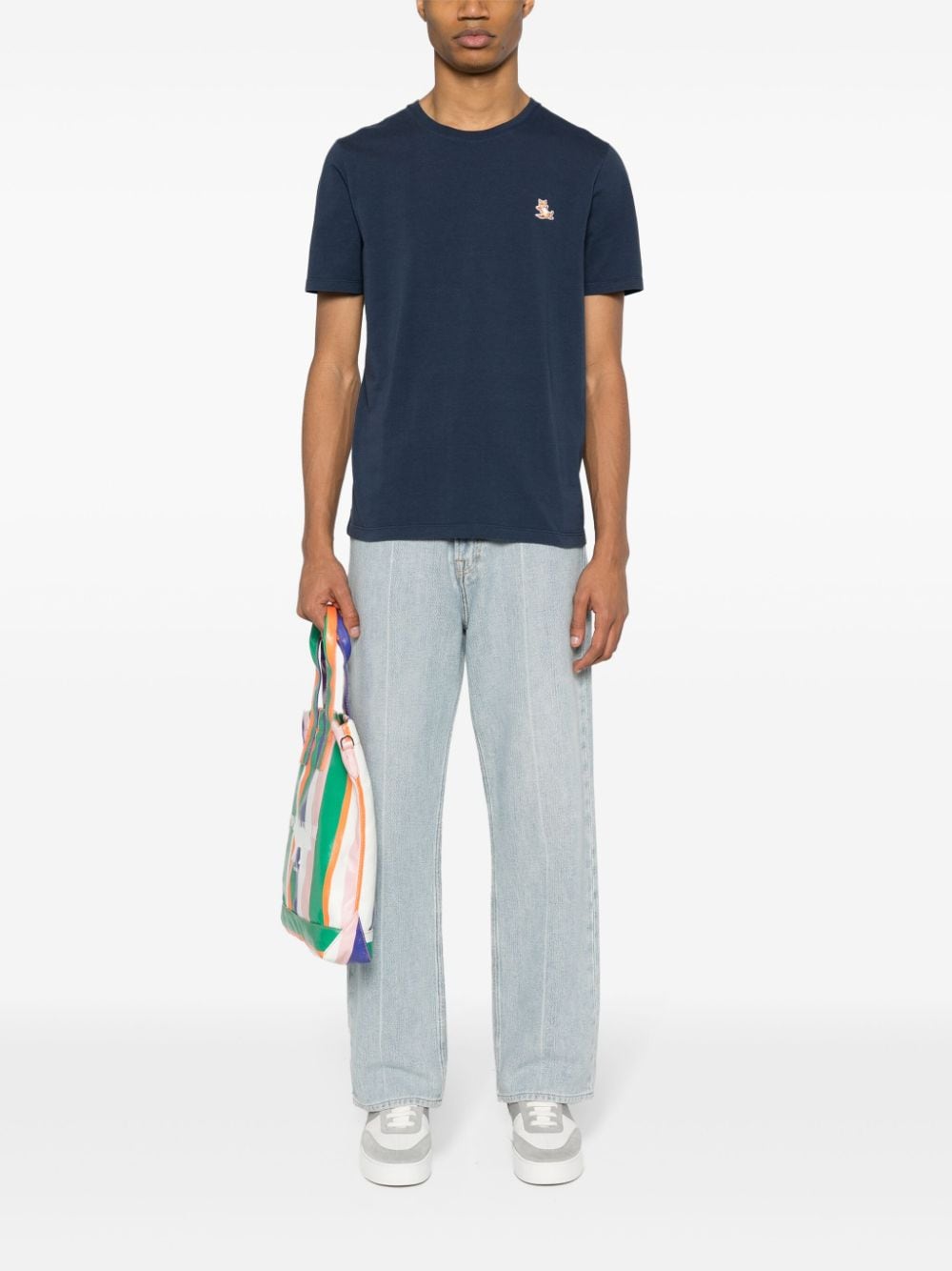 Maison Kitsune' T-shirts and Polos - Blue and green | d3ded75dcc2b5b66882f5bb6b4ec58be5defdb67