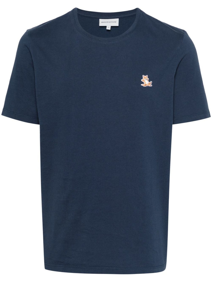 Maison Kitsune' T-shirts and Polos - Blue and green | 829ae13d741b2619b5b608edbda5ef960e40b207
