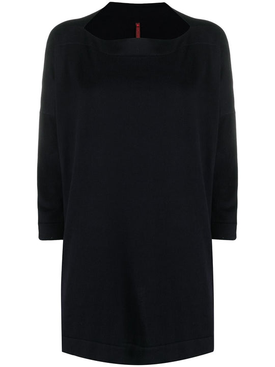 Cotton Boat-Neck Sweater