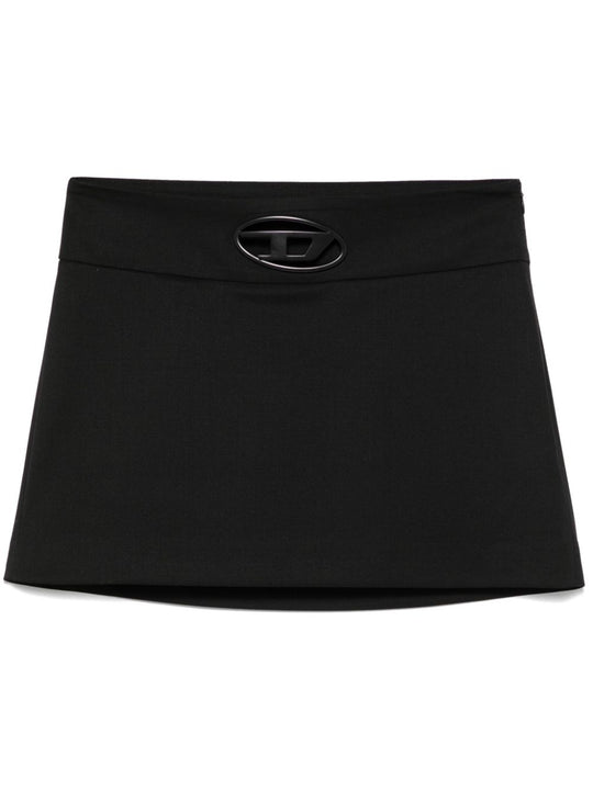 O-Dixy Wool Blend Mini Skirt