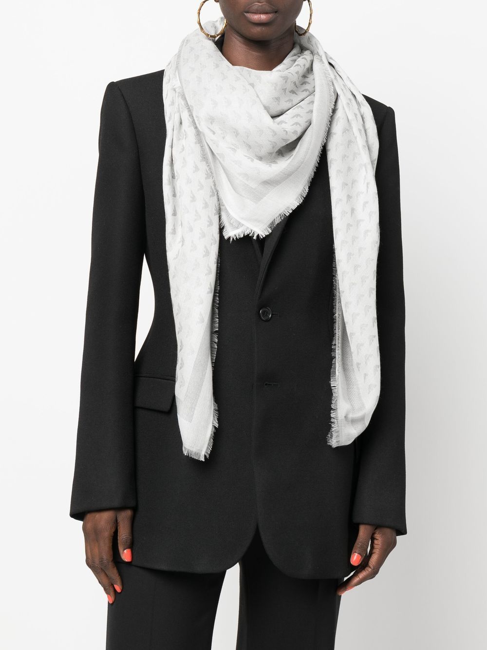 Emporio Armani Exclusive Scarfs - Blacks and greys | 4369230beb3606804cc78d57578df7bafbb04862