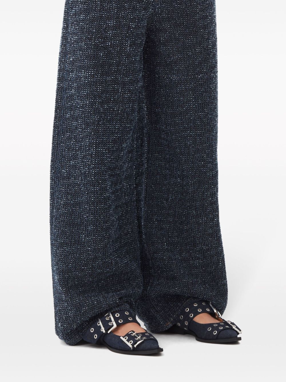 Ganni Flat shoes - Blue and green | 131702847f740a05febce0bc17cd53bef72cfd5e