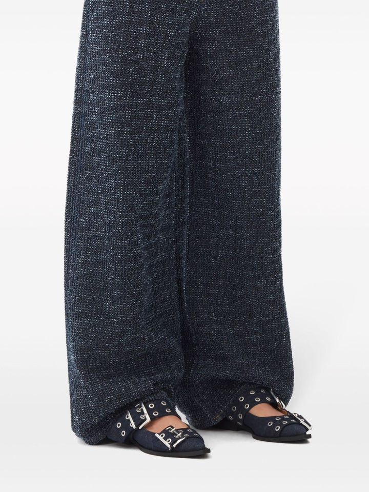 Ganni Flat shoes - Blue and green | 131702847f740a05febce0bc17cd53bef72cfd5e