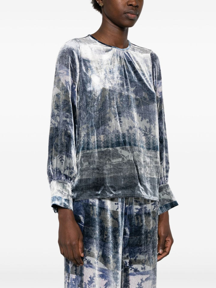 Pierre Louis Mascia Shirts - Blue and green | 09a6d92b0a6f97e75bdf09237a573cb671c4c866