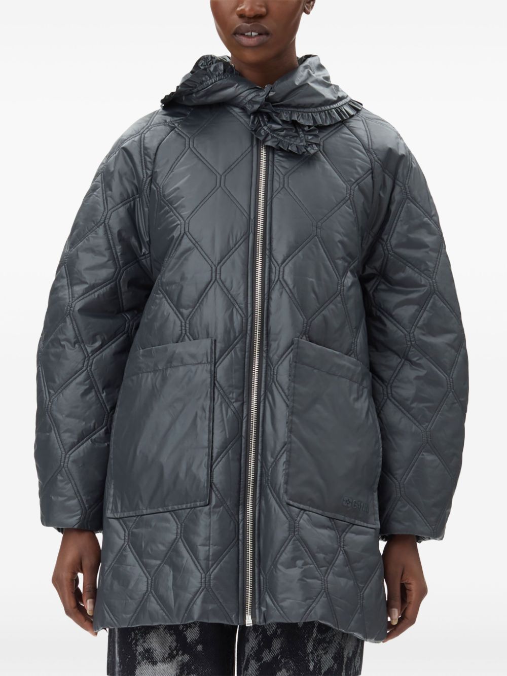 Ganni Jackets - Blacks and greys | 7e9a1cbfc8fd75b06688c6ac2c7afe0d81134c72