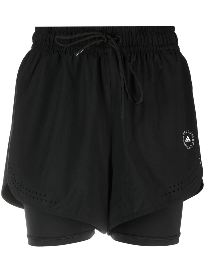 Adidas By Stella Mccartney Shorts - Blacks and greys | db061cf508bb43927d3551741053147811d64e0a