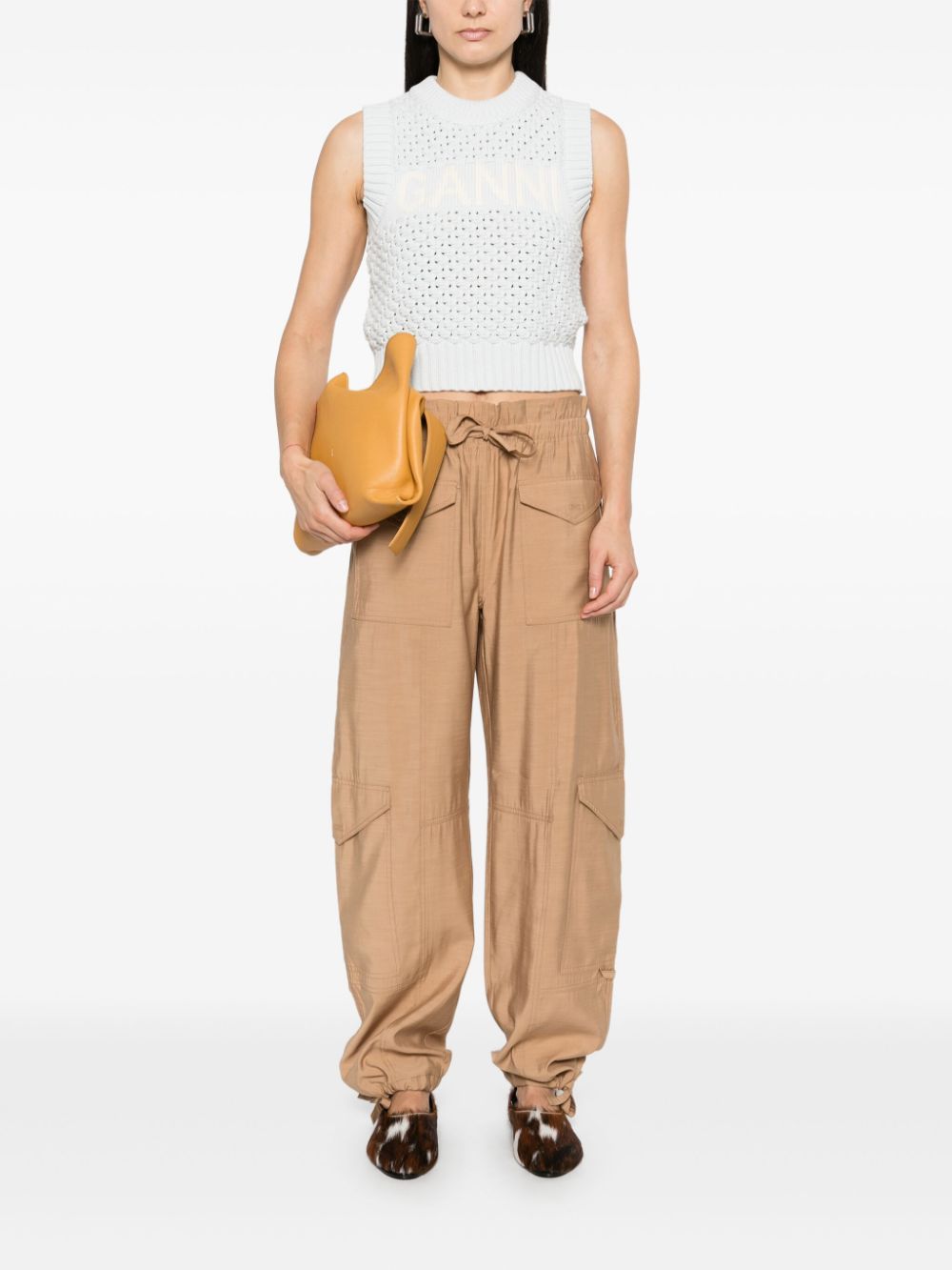 Ganni Sweaters - Light and natural | 57062dbd48e7f3a11bfef7d023e8e78f703f2d18