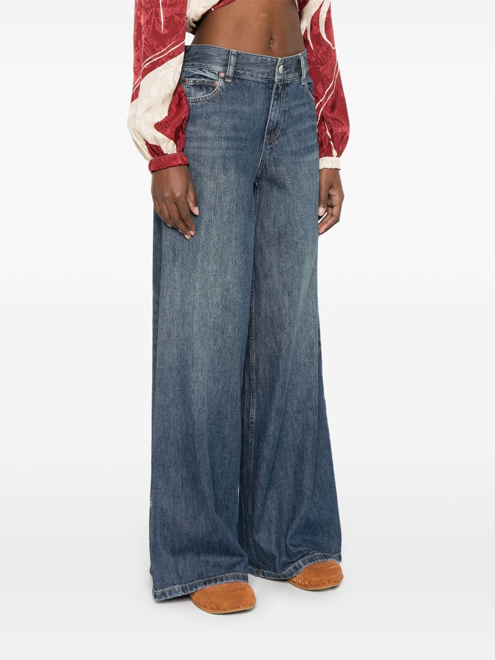 Alice + Olivia Jeans - Blue and green | 006918756efe5ae8249c34140a198831a01ae761