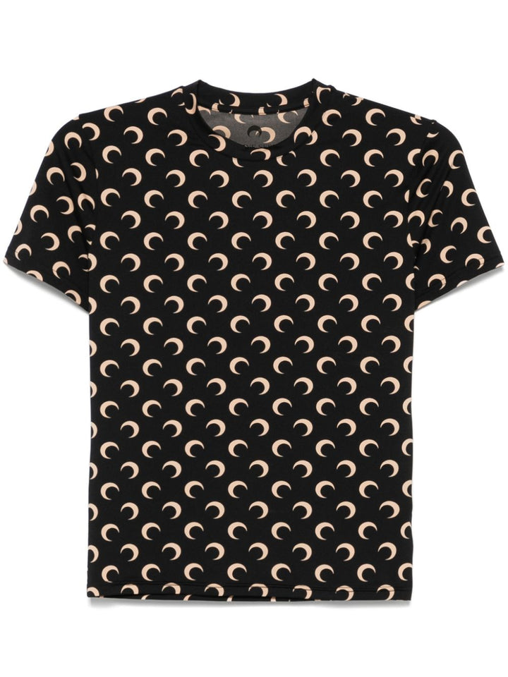 Marine Serre Top - Blacks and greys | 904aed621b829c21881e9eb4ddb5d5da51456d1d
