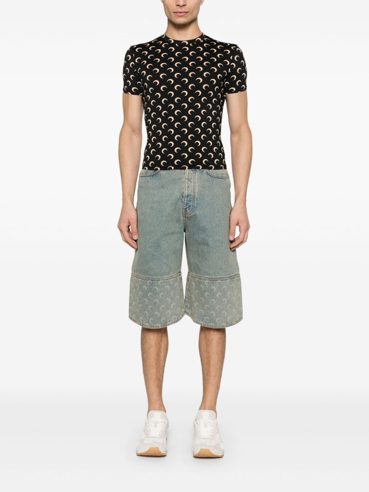Marine Serre Top - Blacks and greys | 2d76fb782e2aa35a3fc11bf8b5aa5ab72e322a17