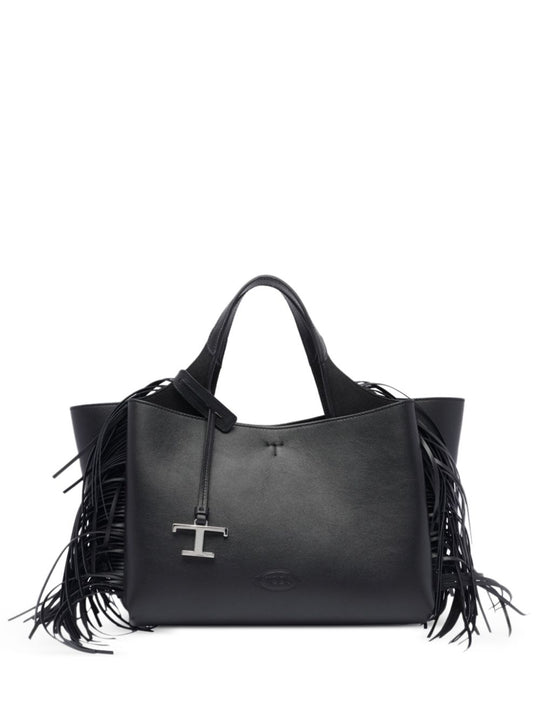 T Timeless Mini Leather Tote Bag