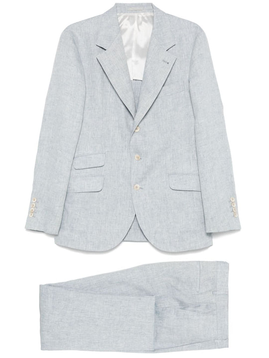Linen Single-Breasted Suit