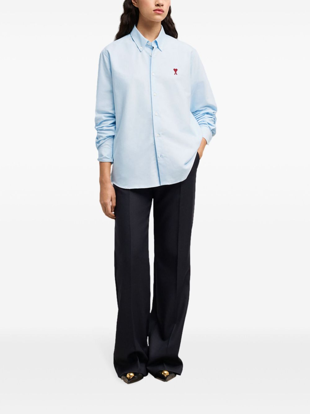 Ami Paris Shirts - Blue and green | 9693768880f9458b54c94ba7e5804417e345f489