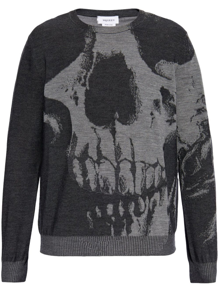 Alexander Mcqueen Sweaters - Blacks and greys | a773d7cd73ecc83b7c10e1df309ec8b1f9560d1e