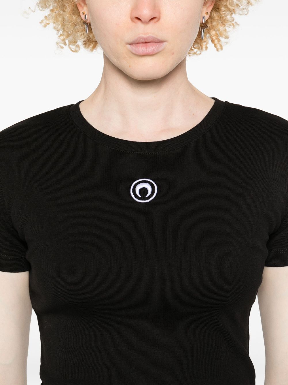 Marine Serre T-shirts and Polos - Blacks and greys | 4fb3df0670602832ffef604c2875076071ae1dea