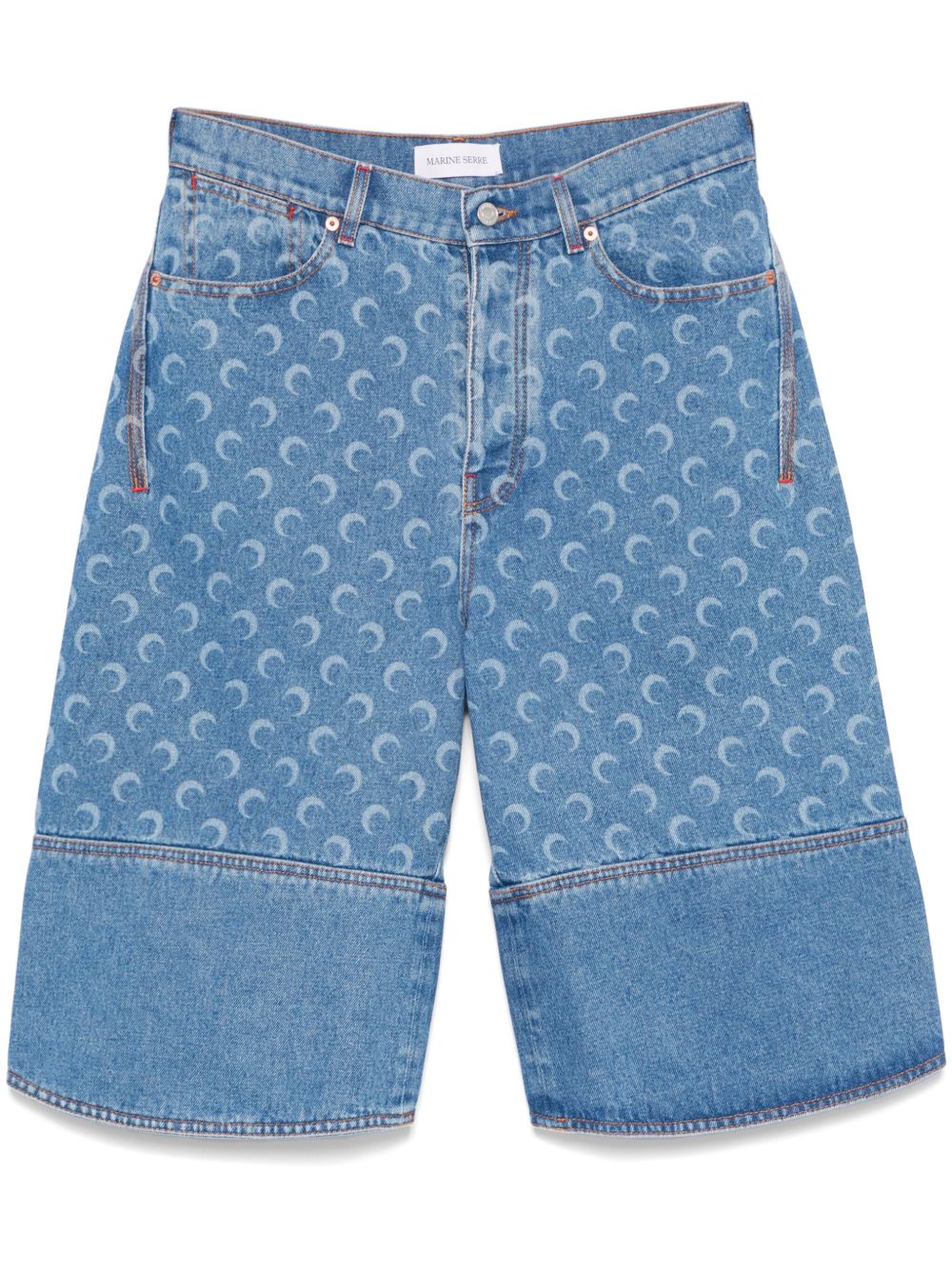 Marine Serre Shorts - Blue and green | bcfb24d3304ca35393a460285e687f96cb8b0be6