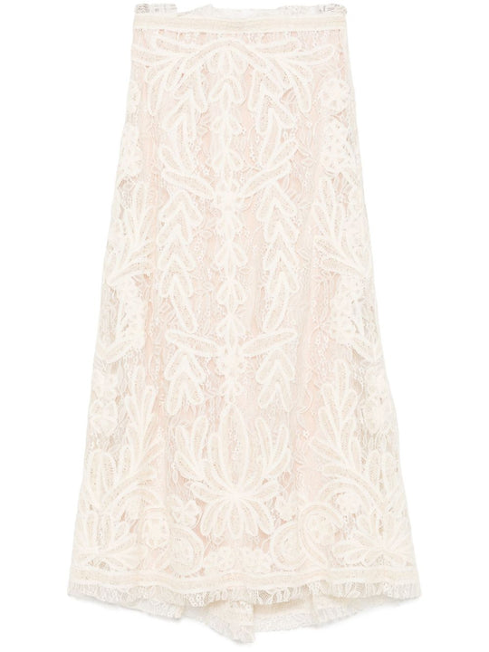 Lace Midi Skirt