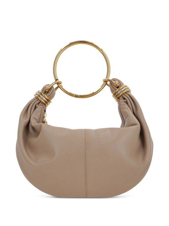 Bracelet Small Leather Hobo Bag