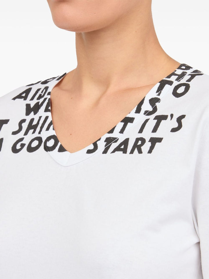 Mm6 Maison Margiela T-shirts and Polos - Light and natural | 7d6b3a50dfeb2b63d1e414937cda395ea0604bfc