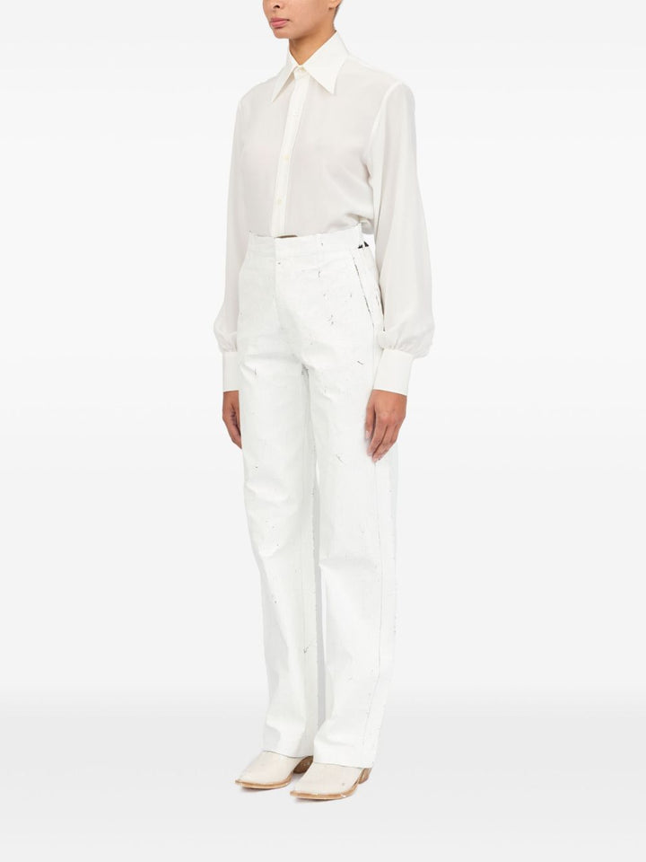Mm6 Maison Margiela Trousers - Light and natural | 29b0073dcd70a0219ef4f3a977a59eeeea3b1af3