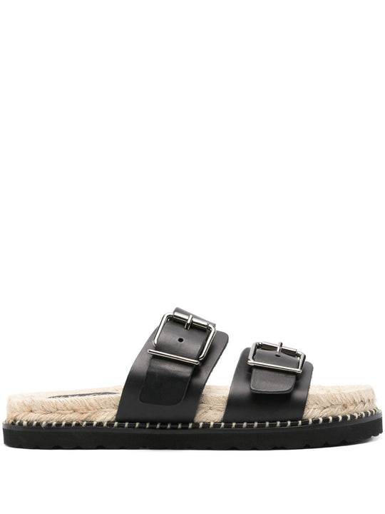 Ter Leather Flat Sandals