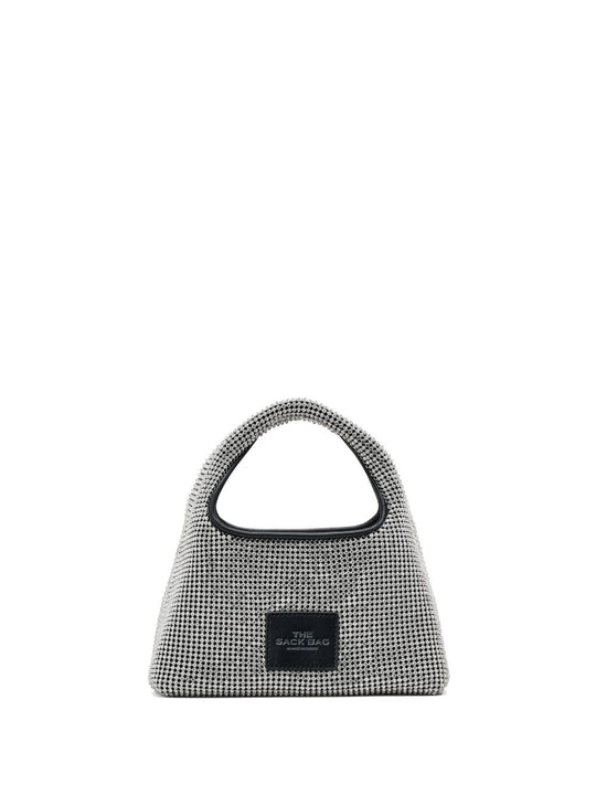 The Sack Crystal Embellished Mini Hobo Bag