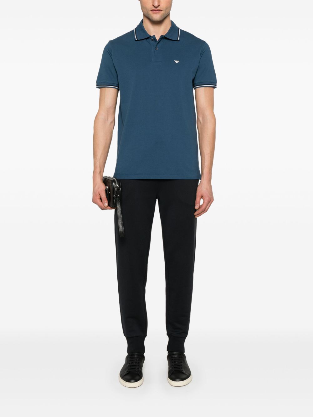 Emporio Armani T-shirts and Polos - Blue and green | b1e7a6e09628f72b70563ae36b0a07e1773e5f14