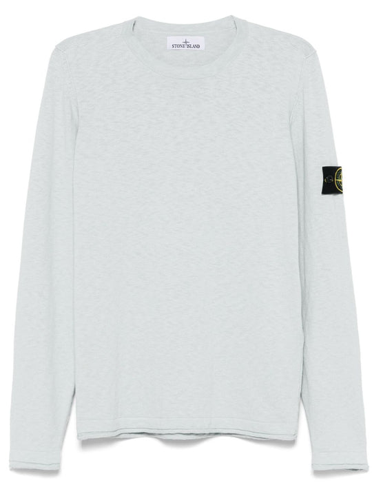 Logo Cotton Crewneck Sweater