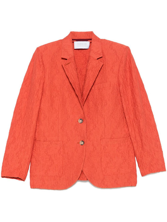 Cotton Blend Blazer Jacket