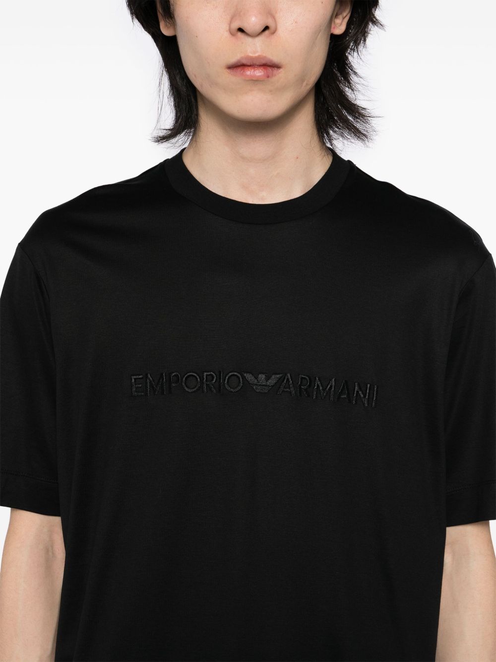 Emporio Armani T-shirts and Polos - Blacks and greys | e206acc3190433a5bb1d9f46f1c4d7c4fea8be0a