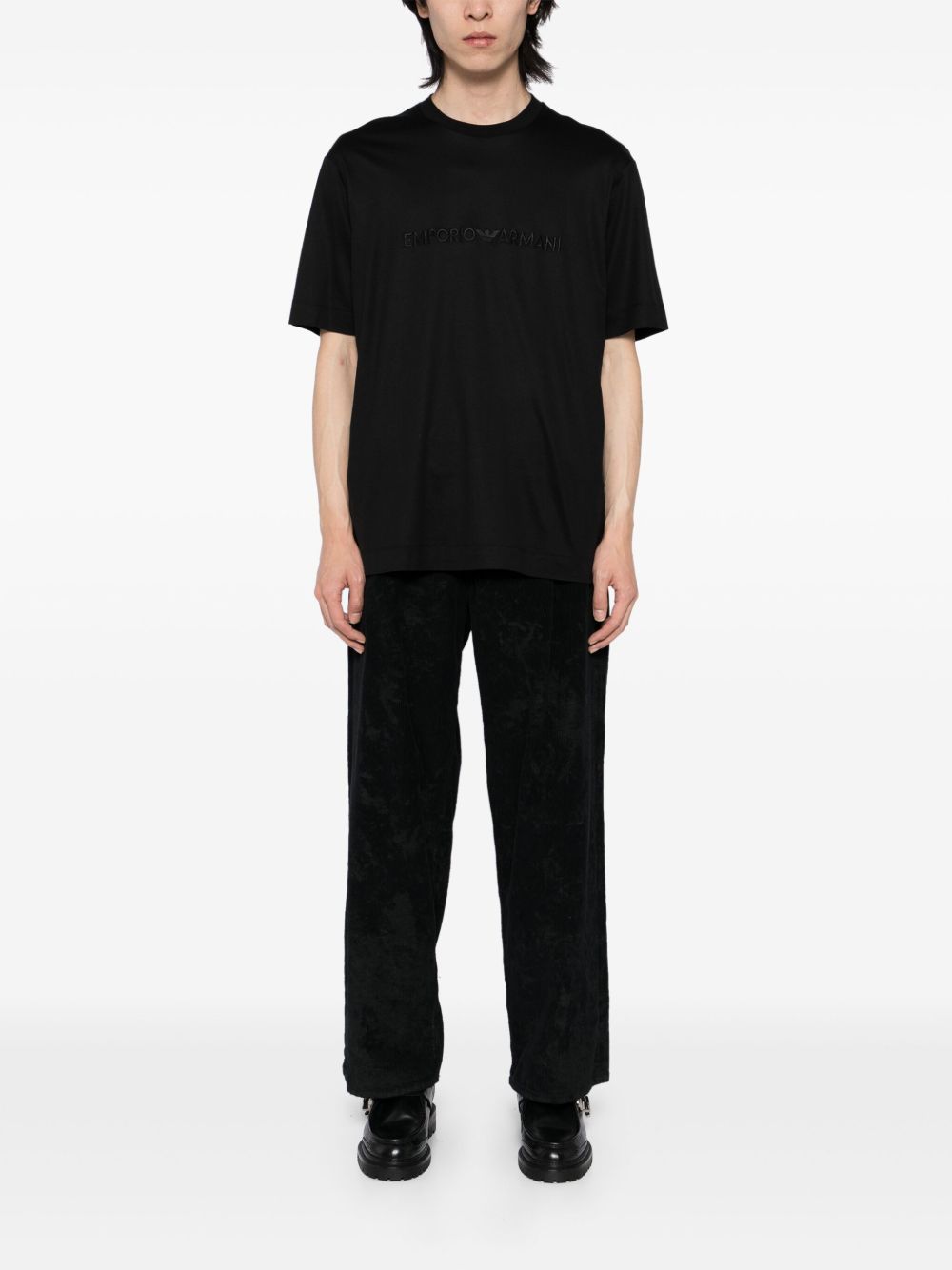 Emporio Armani T-shirts and Polos - Blacks and greys | ef4f8b1f1f6c1d64ace80ec0cf929ea6c822c4af