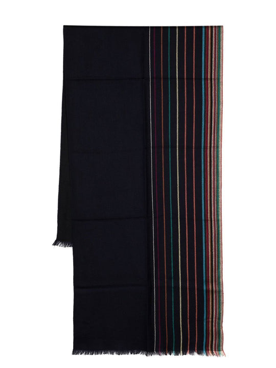 Signature Stripe Wool Scarf