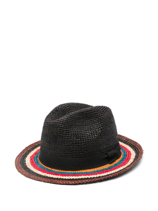 Signature Stripe Straw Hat