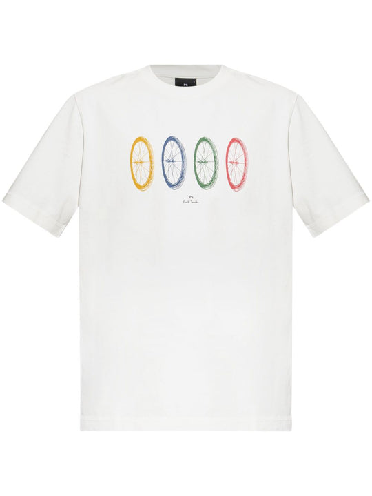 Bike Tyres Cotton T-Shirt