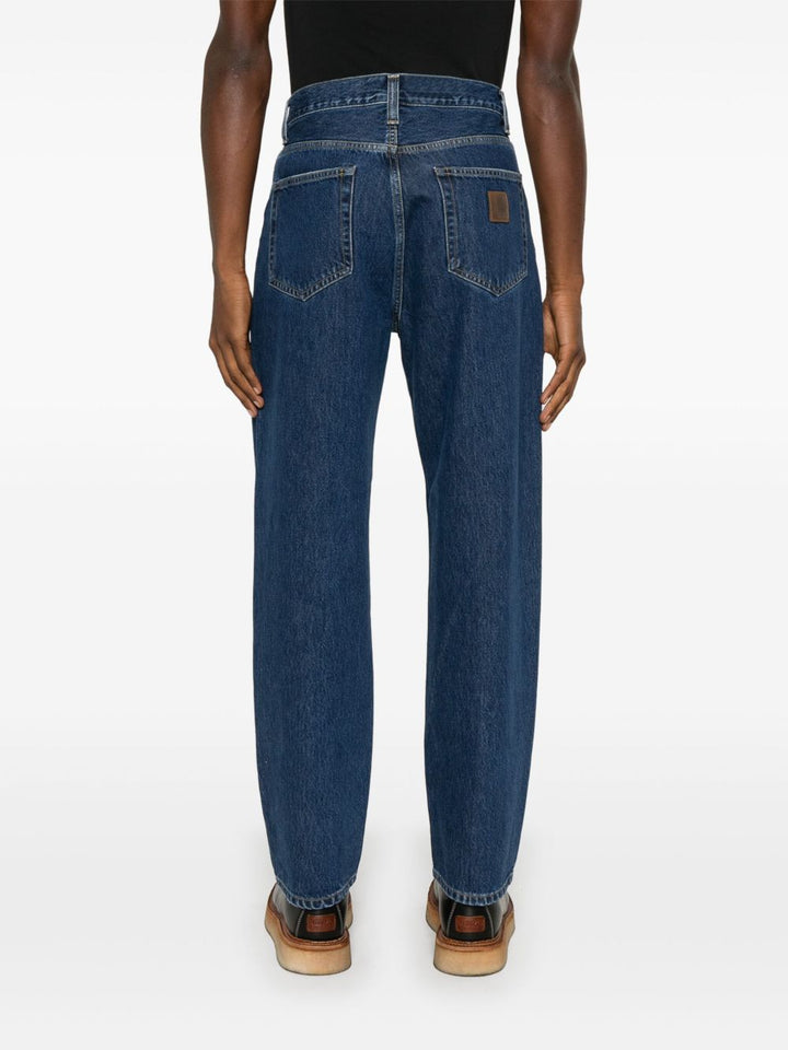 Carhartt Wip Main Jeans - Blue and green | a0e0ae2afb86f4d95b6e64ef1fc7b5fdafa1ae9e