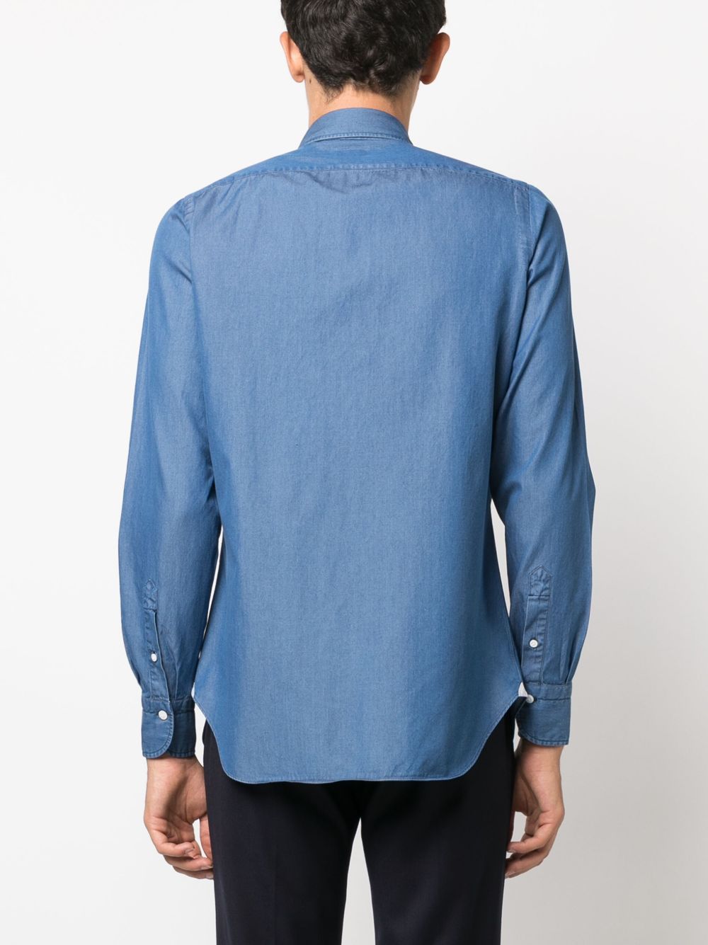 Finamore 1925 Napoli Shirts - Blue and green | 5e84054c47d611822d40e0e1dc58c172a743ae0c