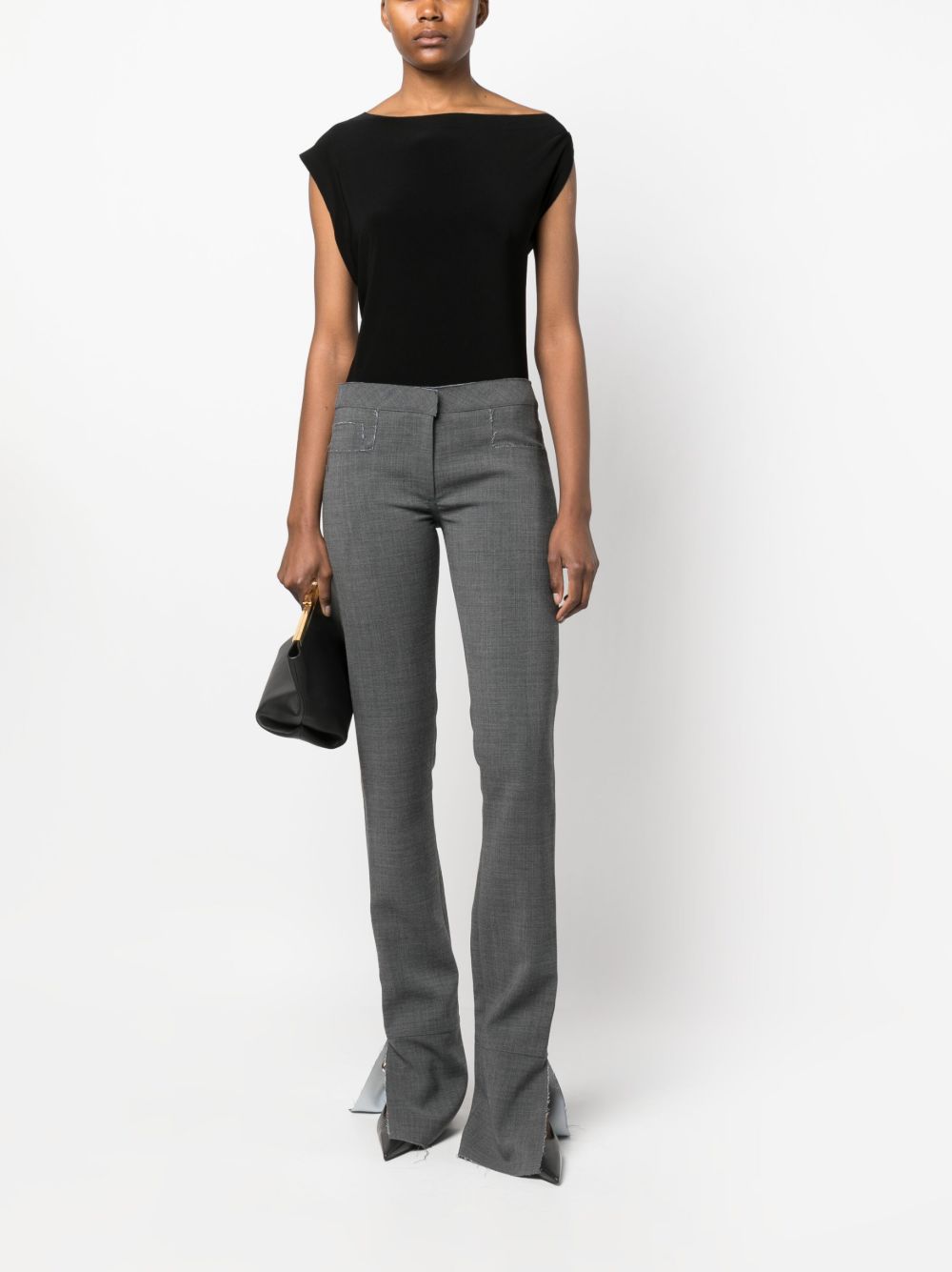 Norma Kamali Top - Blacks and greys | aa3b5ad17e1e1a2258d3c6cb34c474e5ccbf05ff