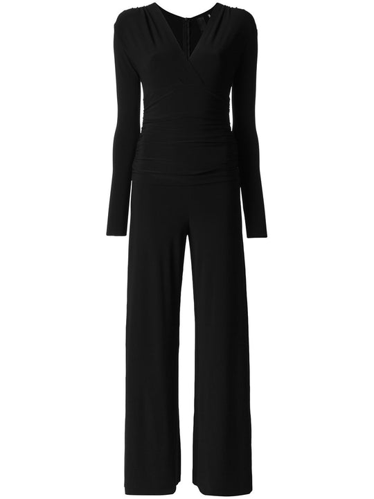 V-Neck Jersey Jumpsuit