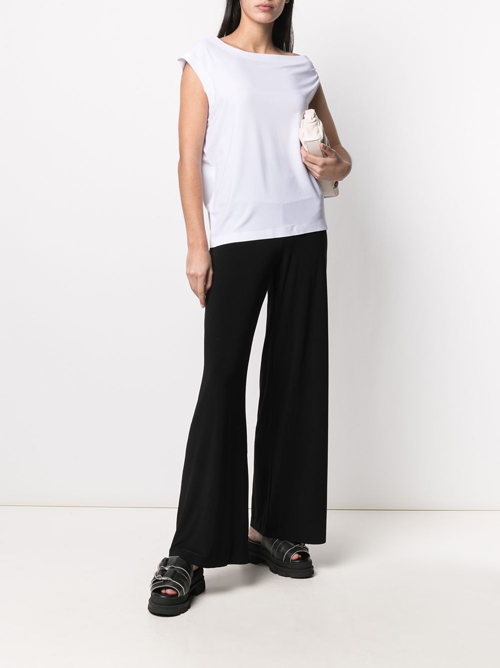 Norma Kamali Trousers - Blacks and greys | 4191a1cdb7c61b2f981a257197bd9285550d1a81