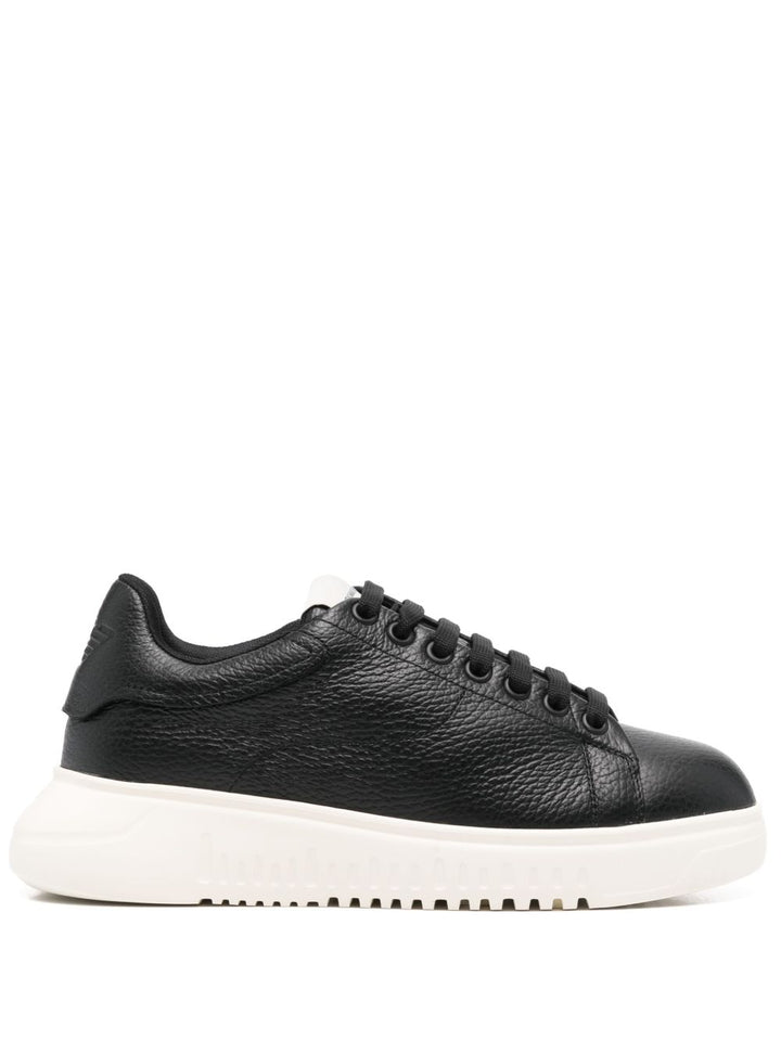 Emporio Armani Exclusive Sneakers - Blacks and greys | f050029cb9bcae18533533689cb847b92b6687e9