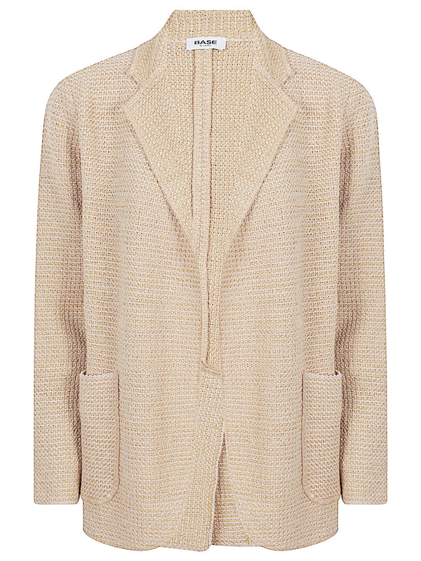 Cotton Blend Blazer Jacket