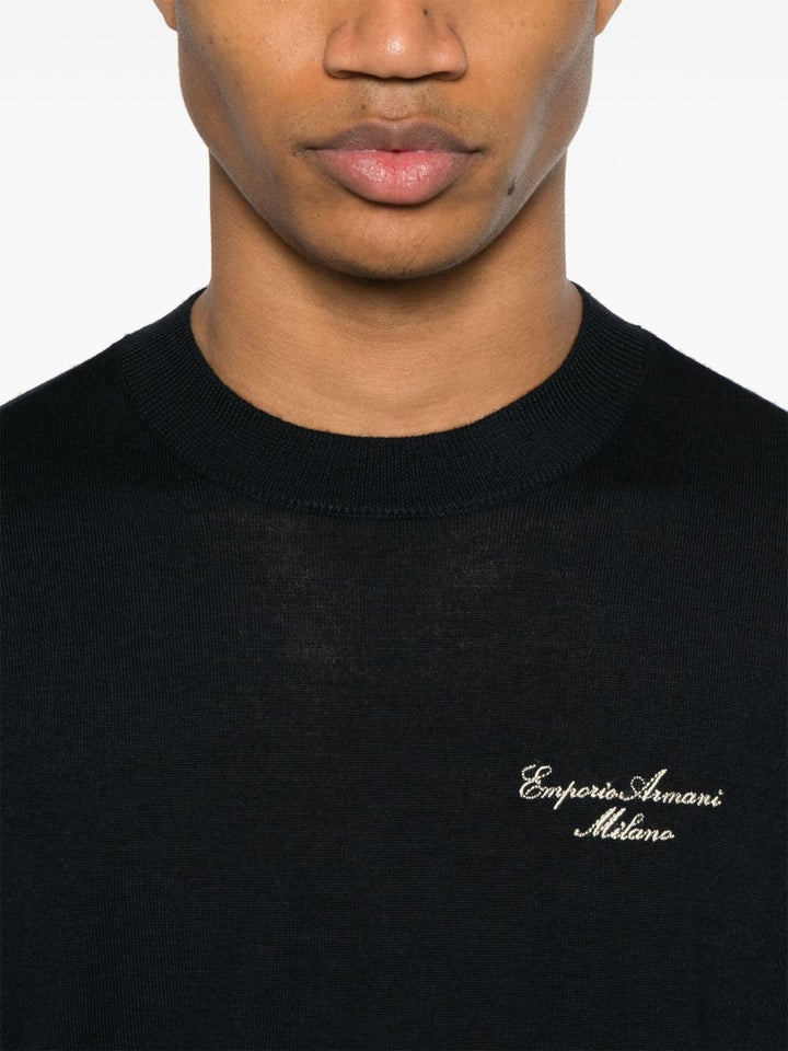 Emporio Armani Sweaters - Blue and green | e5f258bc26e71c9764309f495d553f61a753666c