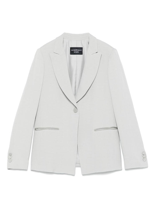 Single-Breasted Blazer Jacket