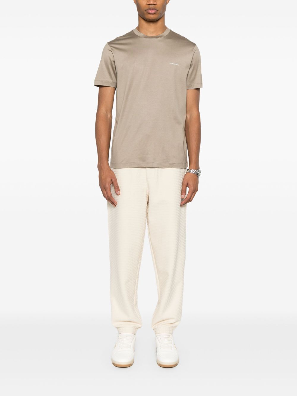 Emporio Armani T-shirts and Polos - Brown | 8b483e0426f5090fc944b921cf1681b9e3bb0ffa